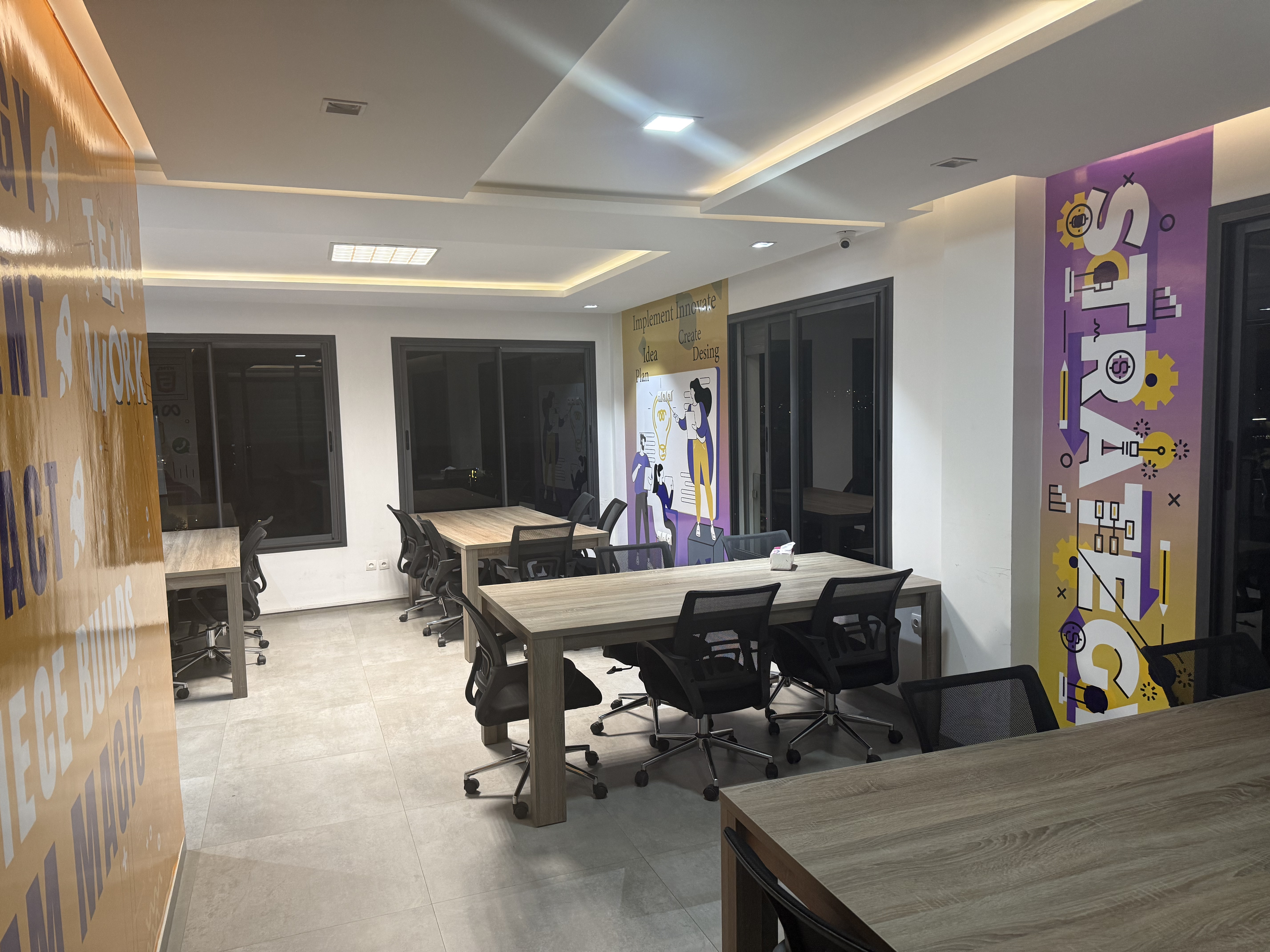 Coworking partagé